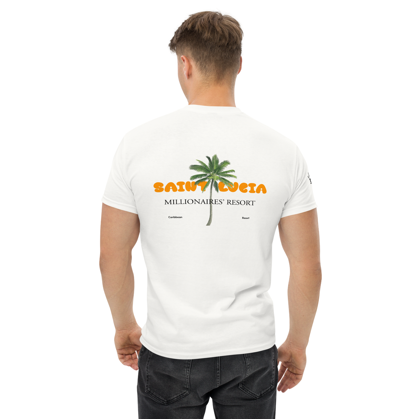 Camiseta "Saint Lucia, MILLIONAIRE’S RESORT"